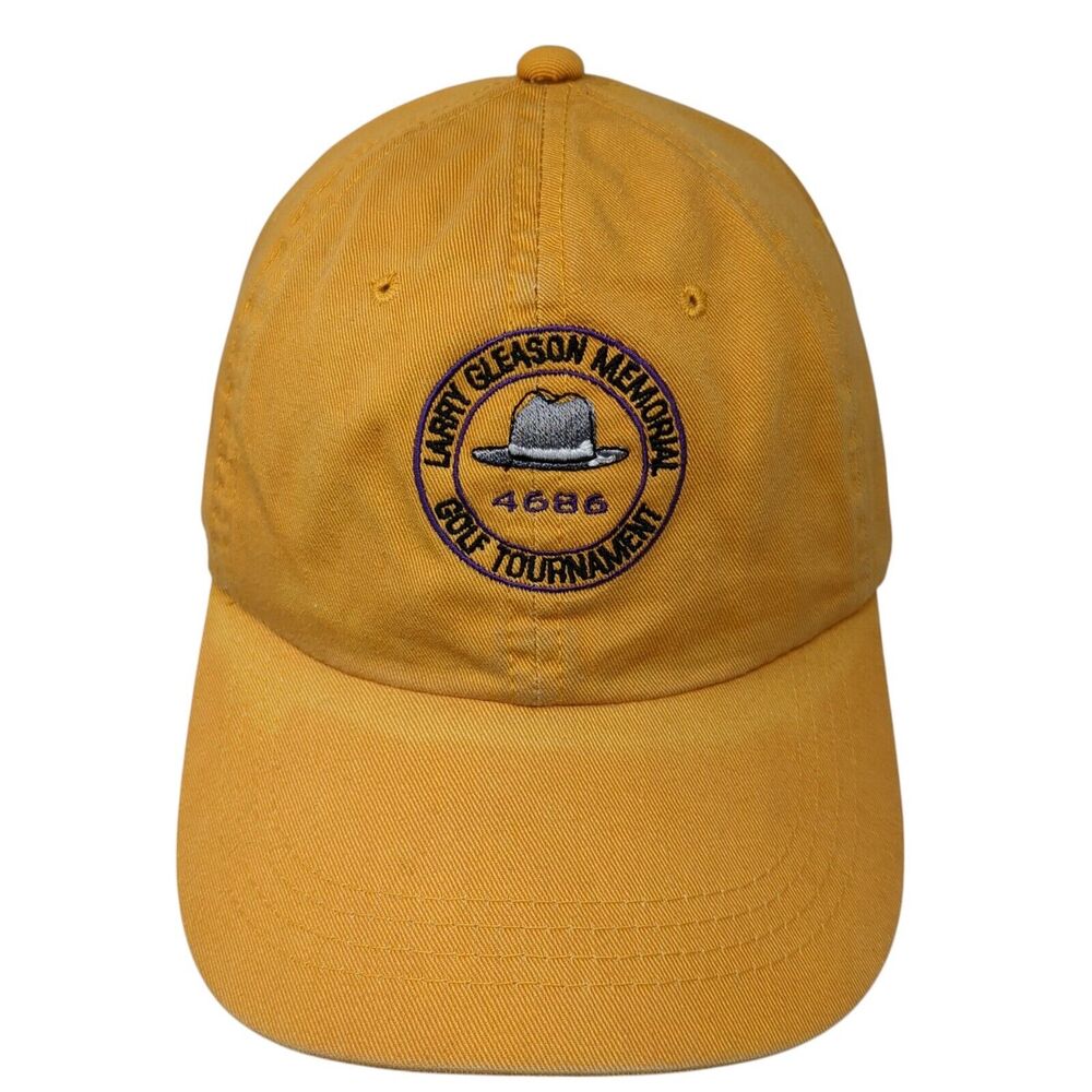 Larry Gleason Memorial Golf Tournament Slideback Hat Orange OS Adjustable OC